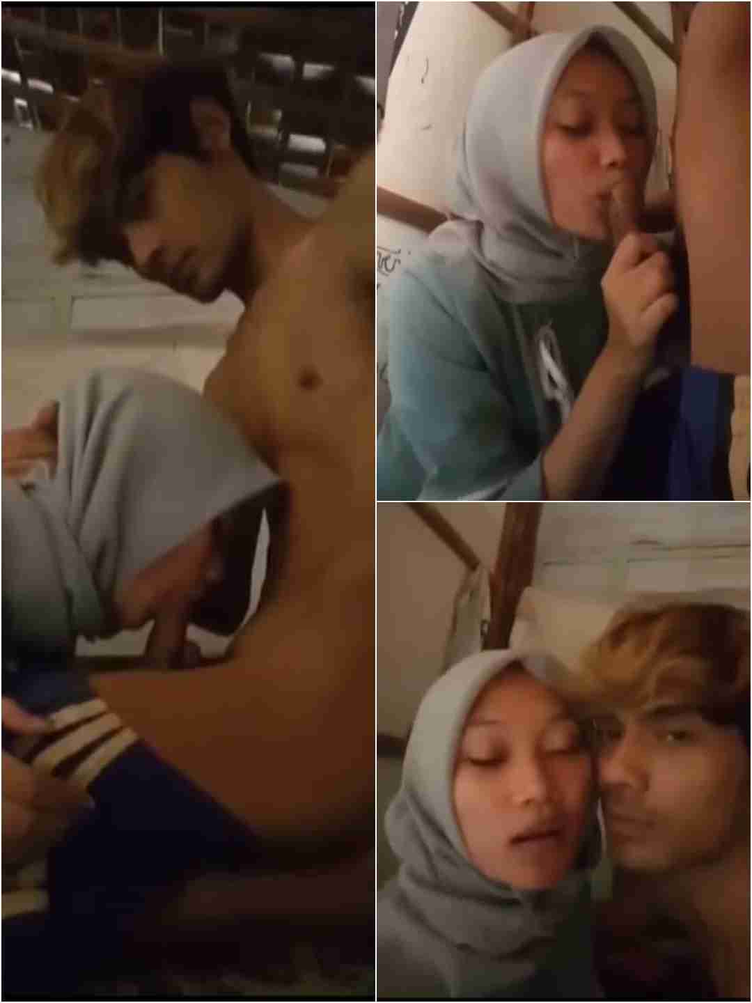 Ya ampun, perempuan-perempuan berhud tu manis tapi lelaki-lelaki macam labu hitam.