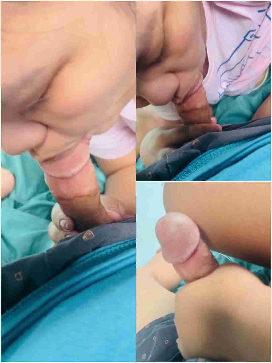 kekasih muda yang mencoba hal baru untuk di nikmati