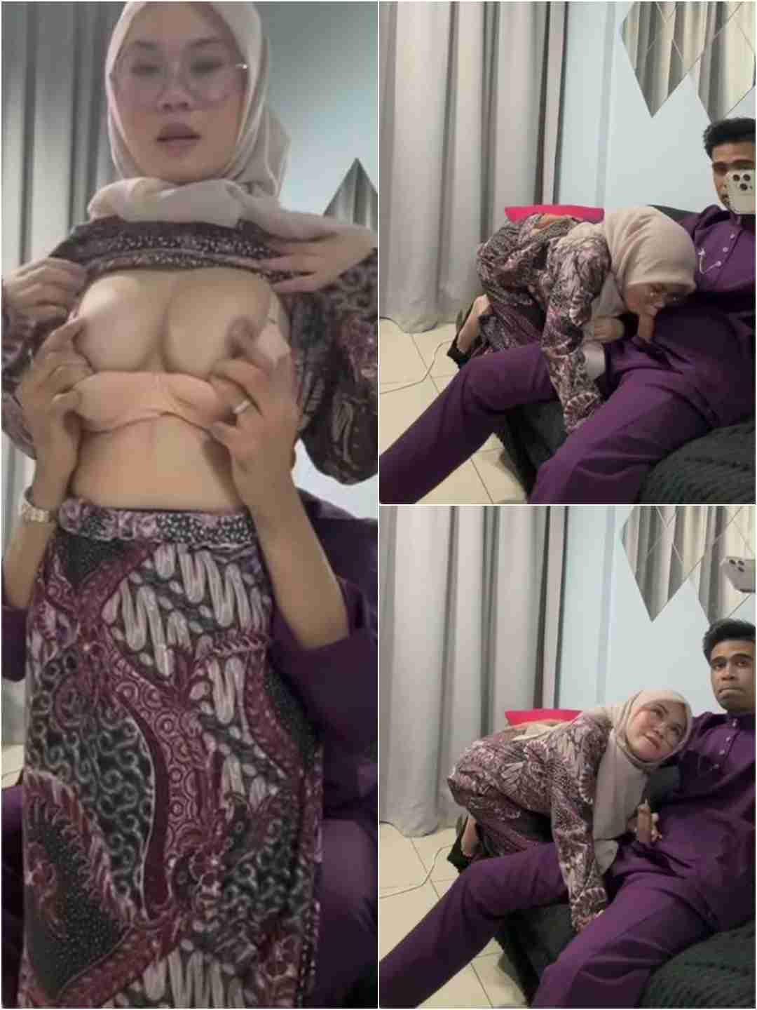 Pasangan ungu serasi yang viral