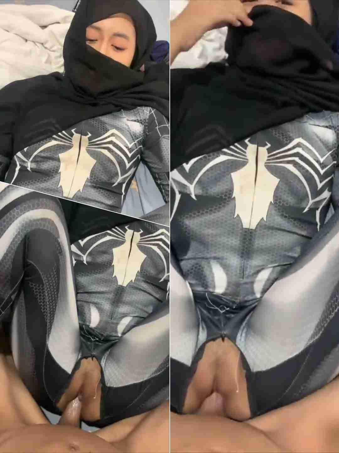 Punya pacar hijab tapi fetish spiderman jahat