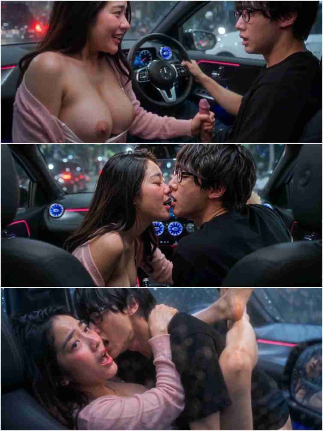 Roni & Sheila Unexpected Traffic Detour – kejebak macet ngewe di mobil
